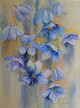 Blau ist die Treue 36x48