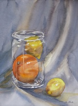 Weckglas mit Obst 30x40